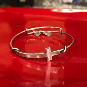 Alex and Ani cross bangle